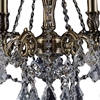 Picture of 25" 5 Light Up Chandelier with Antique Brass finish