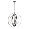 Picture of 25" 5 Light Up Chandelier with Satin Nickel finish