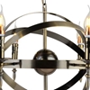 Picture of 25" 6 Light Up Chandelier with Antique Bronze finish