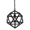 Picture of 26" 1 Light Down Pendant with Black finish