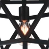 Picture of 26" 1 Light Down Pendant with Black finish