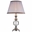 26" 1 Light Table Lamp with Brushed Nickel finish