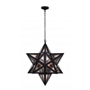 Picture of 26" 3 Light  Pendant with Black finish