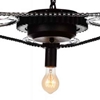 Picture of 26" 3 Light Down Chandelier with Gray finish
