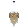 Picture of 26" 4 Light Drum Shade Chandelier with Chrome finish