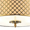 Picture of 26" 4 Light Drum Shade Chandelier with French Gold finish