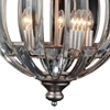 Picture of 26" 5 Light  Chandelier with Antique Forged Silver finish