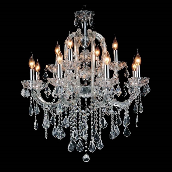 Picture of 26" 5 Light Up Chandelier with Chrome finish