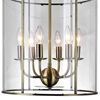 Picture of 26" 6 Light Up Chandelier with Antique Bronze finish