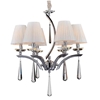 Picture of 26" 6 Light Up Chandelier with Chrome finish