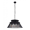 Picture of 26" 7 Light Down Chandelier with Reddish Black finish