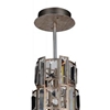 Picture of 26" 7 Light Down Mini Chandelier with Champagne finish