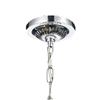 Picture of 26" 8 Light Drum Shade Chandelier with Chrome finish