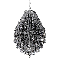 26" 9 Light  Chandelier with Chrome finish