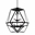 26" 9 Light Candle Chandelier with Black finish