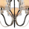 Picture of 27" 5 Light Drum Shade Chandelier with Chrome finish