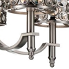 Picture of 27" 5 Light Up Chandelier with Satin Nickel finish