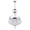 Picture of 27" 6 Light Down Chandelier with Chrome finish