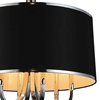Picture of 27" 6 Light Drum Shade Chandelier with Chrome finish