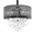 27" 6 Light Up Chandelier with Chrome finish