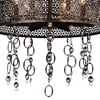 Picture of 27" 6 Light Up Chandelier with Golden Bronze finish