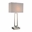 28" 1 Light Table Lamp with Satin Nickel finish