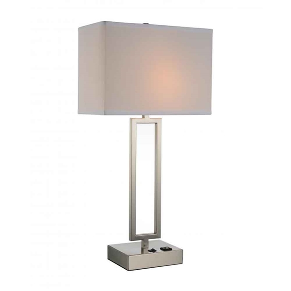 Picture of 28" 1 Light Table Lamp with Satin Nickel finish