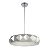 Picture of 28" 12 Light Drum Shade Chandelier with Chrome finish