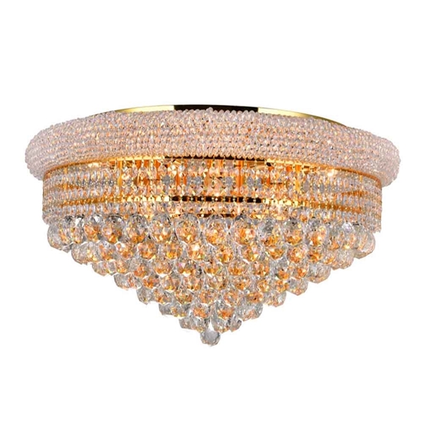 Picture of 28" 15 Light  Flush Mount with Gold finish