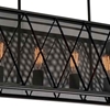 Picture of 28" 4 Light Up Chandelier with Black finish