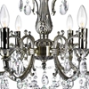 Picture of 28" 6 Light Up Chandelier with Antique Brass finish