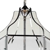 Picture of 28" 6 Light Up Chandelier with Chrome finish