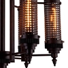 Picture of 28" 6 Light Up Chandelier with Rust finish