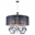 28" 8 Light Drum Shade Chandelier with Chrome finish