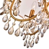 Picture of 28" 8 Light Drum Shade Chandelier with French Gold finish