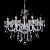 Picture of 28" 8 Light Up Chandelier with Chrome finish