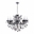 28" 8 Light Up Chandelier with Chrome finish