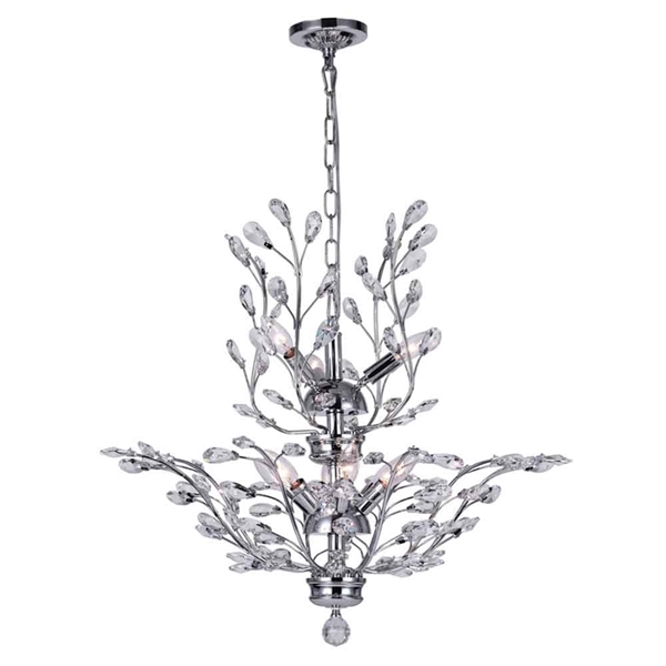 Picture of 28" 9 Light  Chandelier with Chrome finish