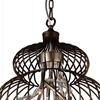 Picture of 28" 9 Light Down Chandelier with Antique Gold finish