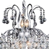 Picture of 28" 9 Light Down Chandelier with Chrome finish