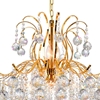 Picture of 28" 9 Light Down Chandelier with Gold finish