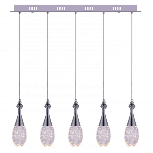 Picture of 28" LED Multi Point Pendant with Chrome finish