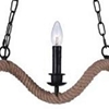 Picture of 29" 3 Light Up Chandelier with Black finish