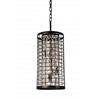 Picture of 29" 4 Light Up Chandelier with Brown finish