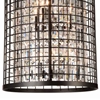 Picture of 29" 6 Light Up Chandelier with Brown finish