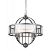 Picture of 29" 8 Light Up Chandelier with Gray finish