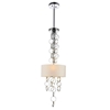 Picture of 30" 3 Light Drum Shade Mini Pendant with Chrome finish