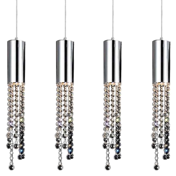 Picture of 30" 4 Light Multi Light Pendant with Chrome finish