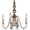 Picture of 30" 4 Light Up Chandelier with Speckled Nickel finish