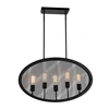 Picture of 30" 5 Light Up Pendant with Black finish